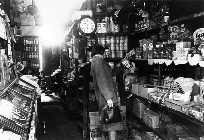 Framed Print : Wartime Grocer