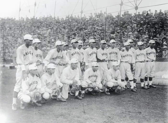 Framed Print : Waseda Baseball Team