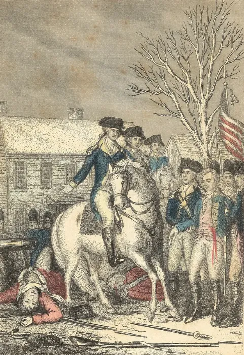 Framed Print : Washington after Battle of Trenton 1776 Framed Print : Washington after Battle of Trenton 1776