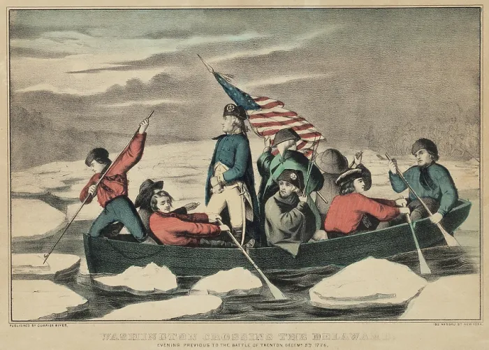 Framed Print : Washington Crossing the Delaware 1871 Framed Print : Washington Crossing the Delaware 1871