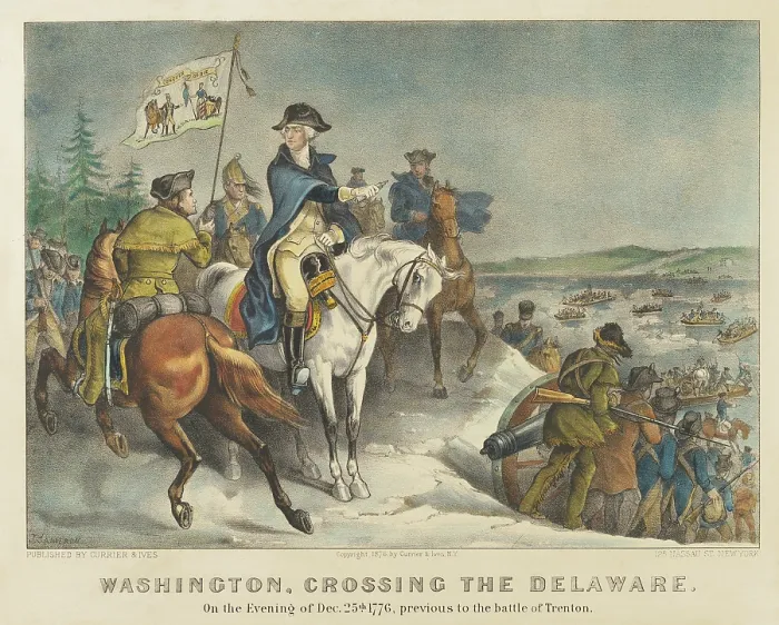Framed Print : Washington, Crossing the Delaware 1876 Framed Print : Washington, Crossing the Delaware 1876