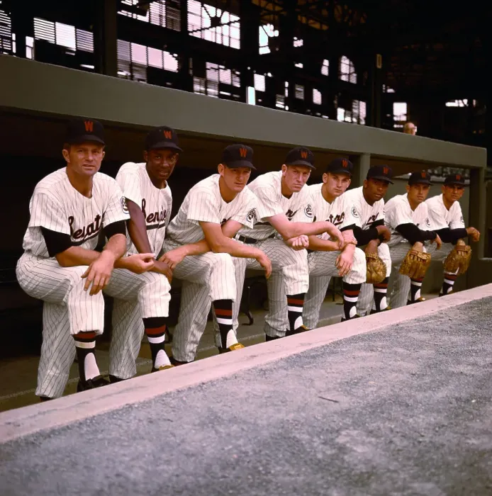 Framed Print : Washington Senators Starting Lineup
