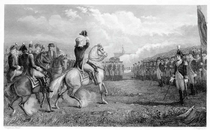Framed Print : Washington Taking Command of the Army at Cambridge, 1775 by J. Rogers Framed Print : Washington Taking Command of the Army at Cambridge, 1775 by J. Rogers