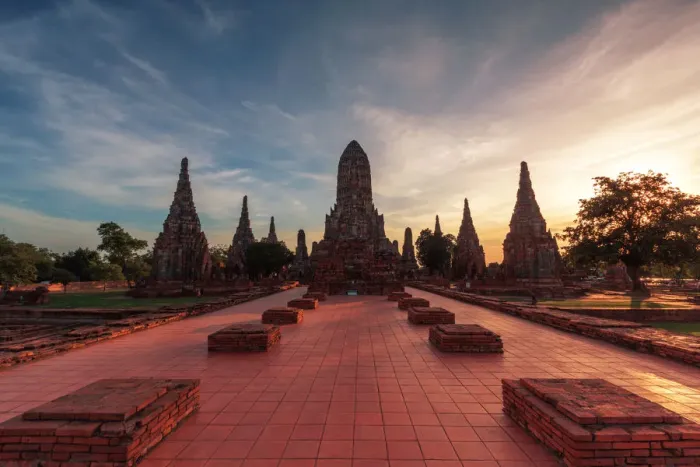 Framed Print : Wat chaiwattanaram, Ayutthaya historical park Framed Print : Wat chaiwattanaram, Ayutthaya historical park
