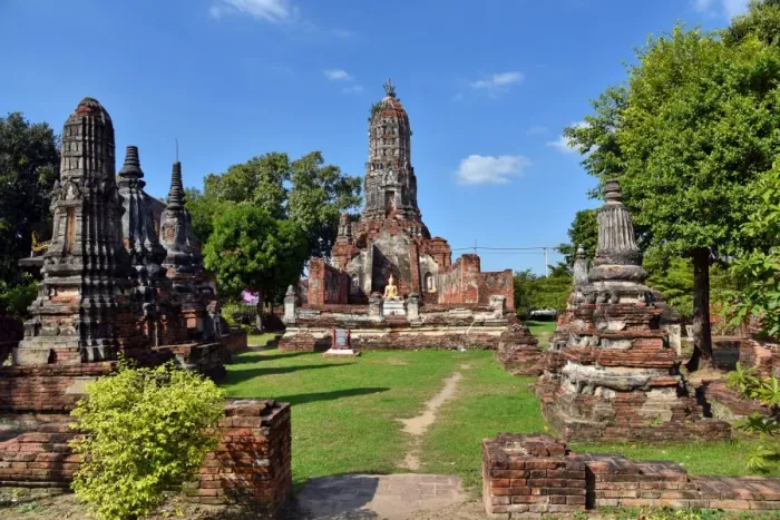 Framed Print : Wat Choeng Tha temple Ayutthaya Thailand Framed Print : Wat Choeng Tha temple Ayutthaya Thailand