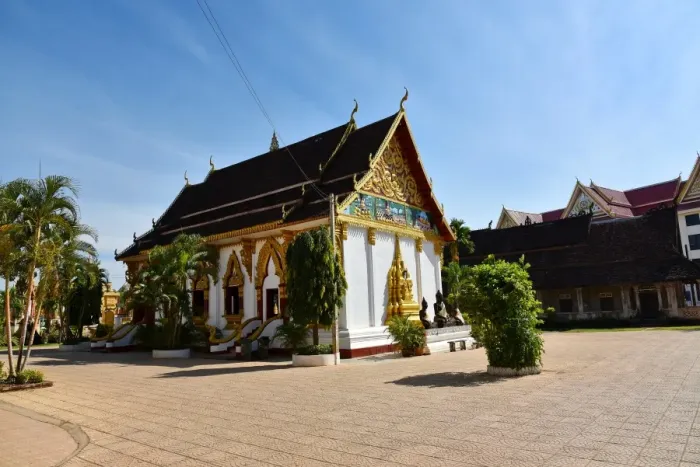 Framed Print : Wat Luang temple at Pakse Laos Framed Print : Wat Luang temple at Pakse Laos
