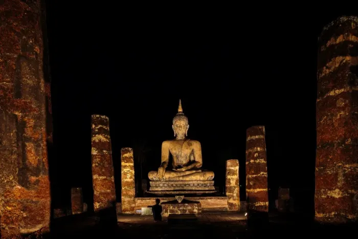 Framed Print : Wat Maha That of Sukhothai, Thailand Framed Print : Wat Maha That of Sukhothai, Thailand