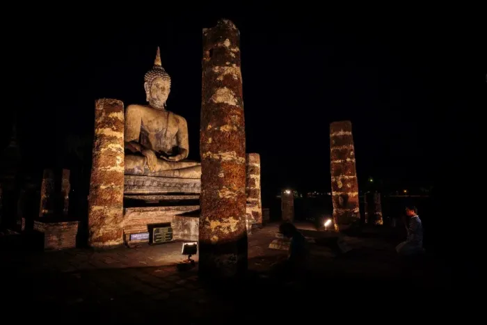 Framed Print : Wat Maha That of Sukhothai, Thailand Framed Print : Wat Maha That of Sukhothai, Thailand
