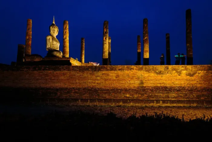 Framed Print : Wat Maha That of Sukhothai, Thailand Framed Print : Wat Maha That of Sukhothai, Thailand