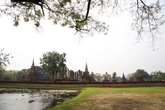 Framed Print : Wat Mahathat of Sukhothai Framed Print : Wat Mahathat of Sukhothai