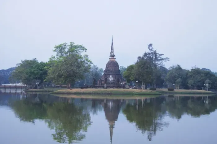 Framed Print : Wat Mahathat of Sukhothai Framed Print : Wat Mahathat of Sukhothai