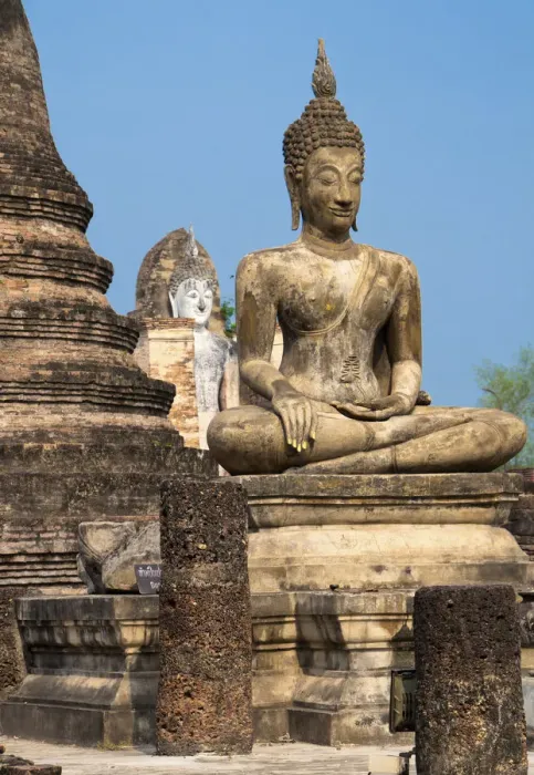 Framed Print : Wat Mahathat in Sukhothai Historical Park
