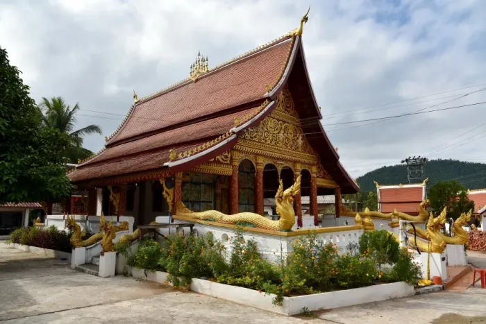 Framed Print : Wat Nongxay at luang prabang Laos Asia