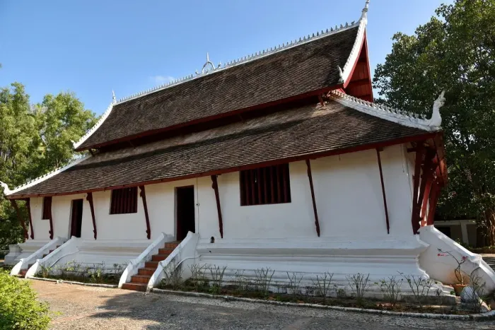 Framed Print : Wat Pak Khan Khammungkhun temple luang prabang Laos Asia