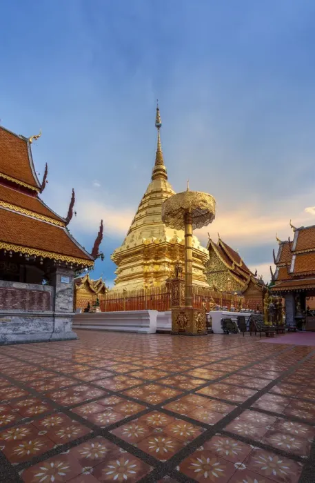 Framed Print : Wat Phra That Doi Suthep Chiang Mai, Thailand