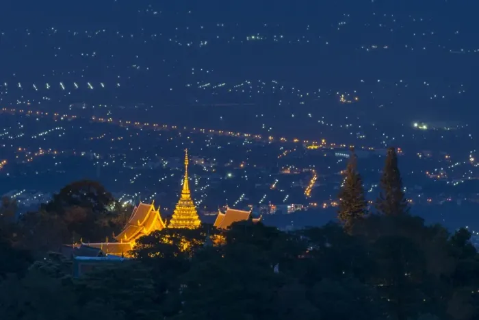 Framed Print : Wat Phra That Doi Suthep in Chiangmai