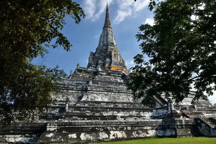 Framed Print : Wat Phu Khao Thong temple Ayutthaya Thailand Framed Print : Wat Phu Khao Thong temple Ayutthaya Thailand