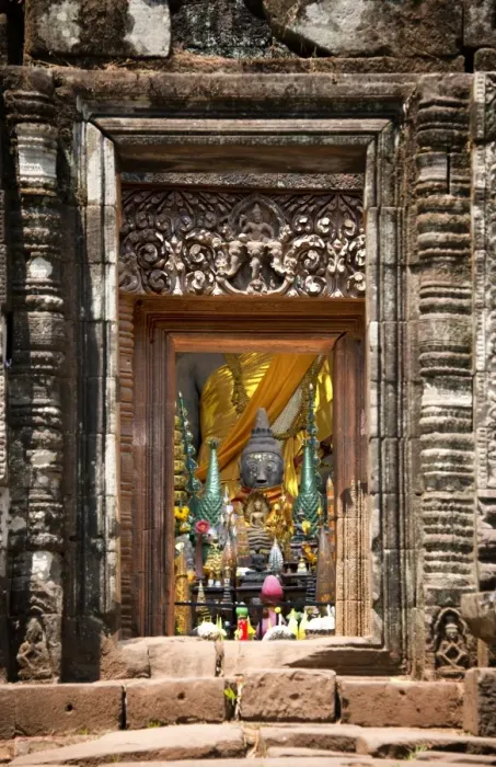 Framed Print : Wat Phu The sanctuary Framed Print : Wat Phu The sanctuary