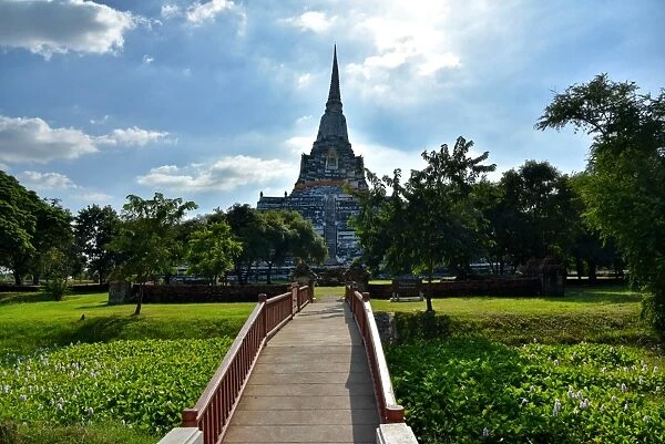 Wat Phukhao Thong temple Ayutthaya Thailand