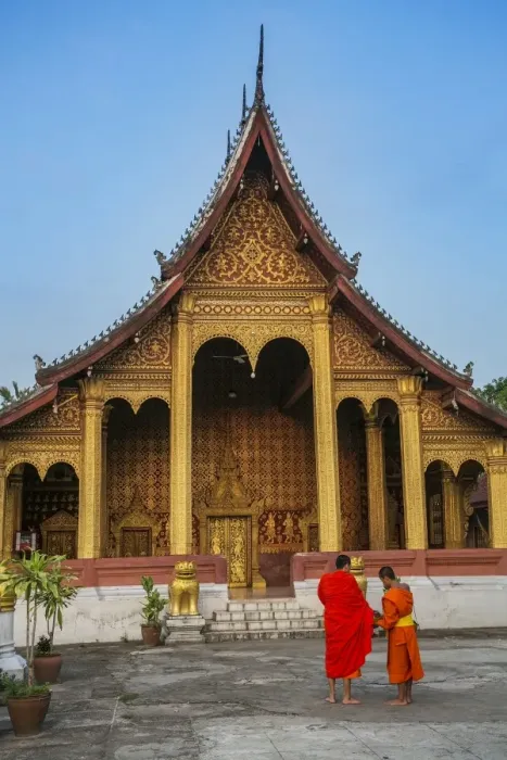 Framed Print : Wat Saen temple or Wat sene in Luang Prabang Framed Print : Wat Saen temple or Wat sene in Luang Prabang