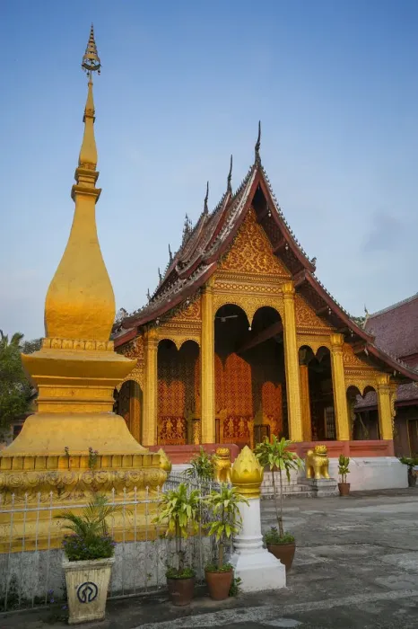 Framed Print : Wat Saen temple or Wat sene in Luang Prabang Framed Print : Wat Saen temple or Wat sene in Luang Prabang