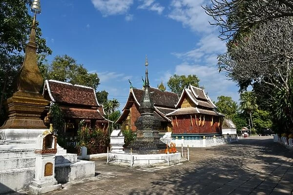 Wat Souvannakhiri temple at luang prabang Laos Asia