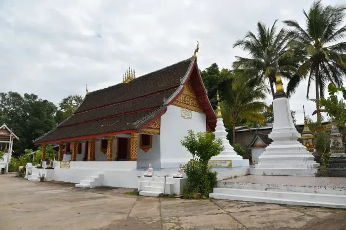 Framed Print : Wat Xangkhong temple at luang prabang Laos Asia Framed Print : Wat Xangkhong temple at luang prabang Laos Asia