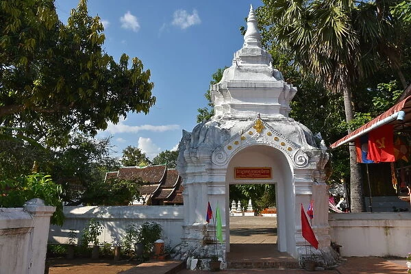 Wat Xiengthong temple entry luang prabang Laos Asia