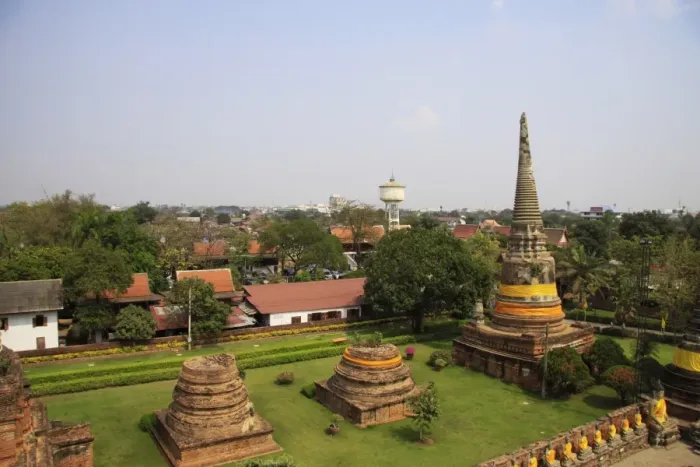 Framed Print : Wat Yai Chaya Mongkol Temple Framed Print : Wat Yai Chaya Mongkol Temple