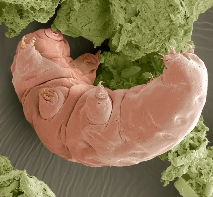 Framed Print : Water bear, SEM Framed Print : Water bear, SEM