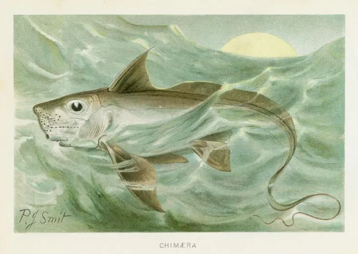 Framed Print : Water chimera chromolithograph 1896 Framed Print : Water chimera chromolithograph 1896