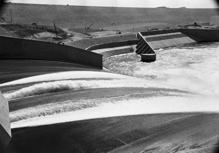Framed Print : Water Running Over the Mangla Dam Framed Print : Water Running Over the Mangla Dam