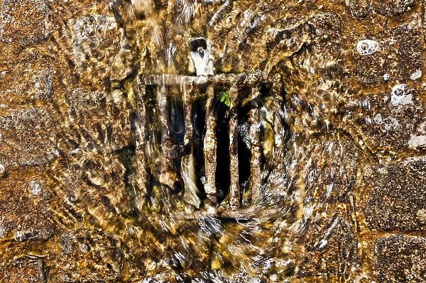 Water running into a sewer