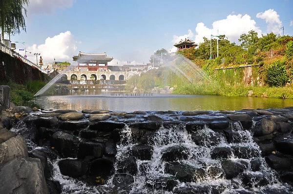 Water stream in Hwaseong fortress