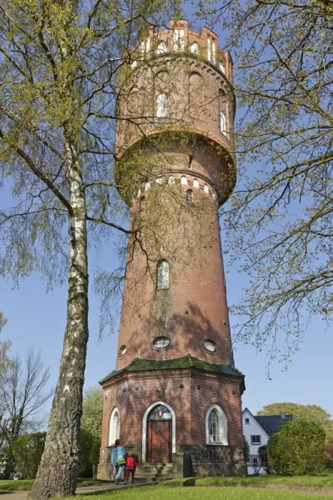 Framed Print : Water tower, Eutin, Schleswig-Holstein, Germany Framed Print : Water tower, Eutin, Schleswig-Holstein, Germany