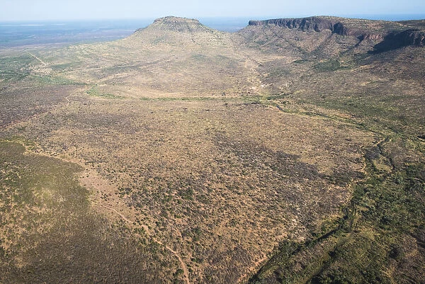 The Waterberg mountain range, Marataba Private Game Reserve, Limpopo, South Africa