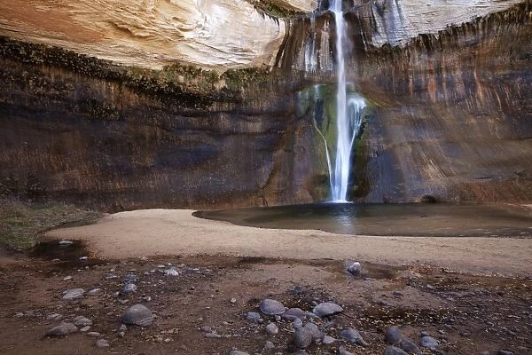 Waterfall Calf Creek Falls, Utah, USA, America