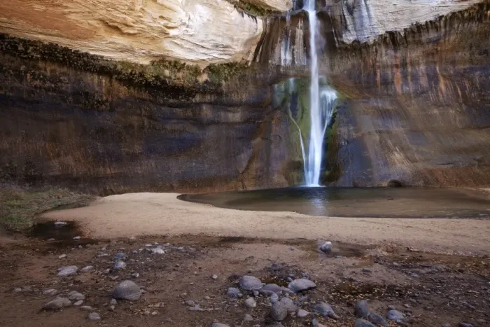 Framed Print : Waterfall Calf Creek Falls, Utah, USA, America Framed Print : Waterfall Calf Creek Falls, Utah, USA, America