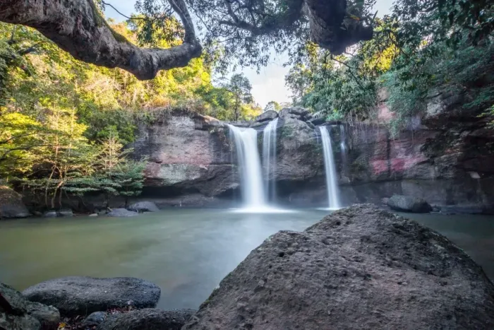 Framed Print : Waterfall cave Framed Print : Waterfall cave