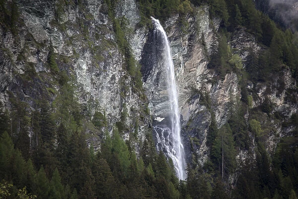 Waterfall at the Grossglockner, at Heiligenblut, Carinthia, Austria