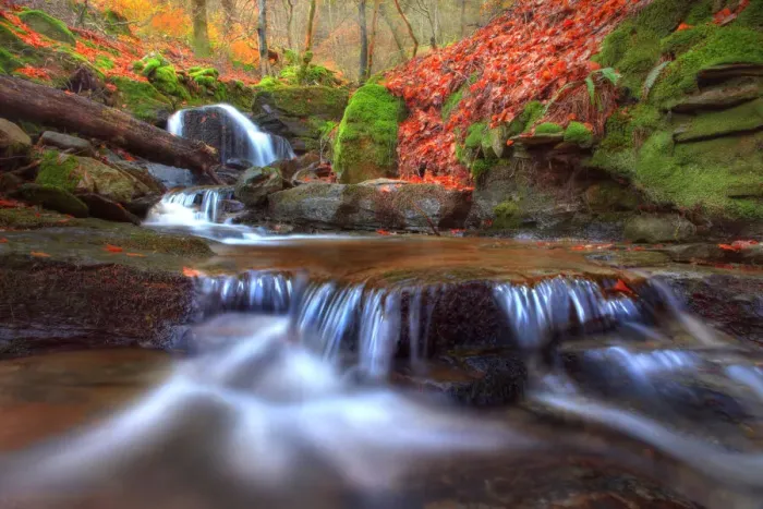 Framed Print : Waterfall in highland Glen Framed Print : Waterfall in highland Glen