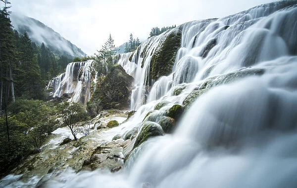 Waterfall at Jiuzhaigou
