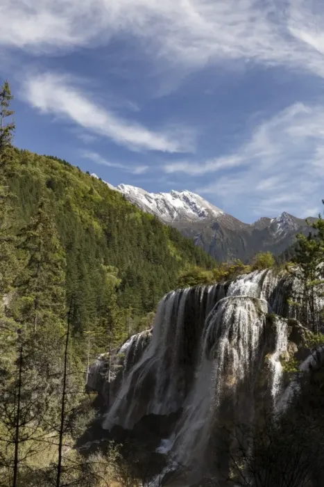 Framed Print : Waterfall at Jiuzhaigou, Sichuan, China