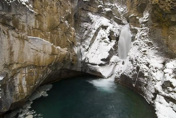Waterfall, Johnston Canyon, Banff National Park, Alberta, Canada