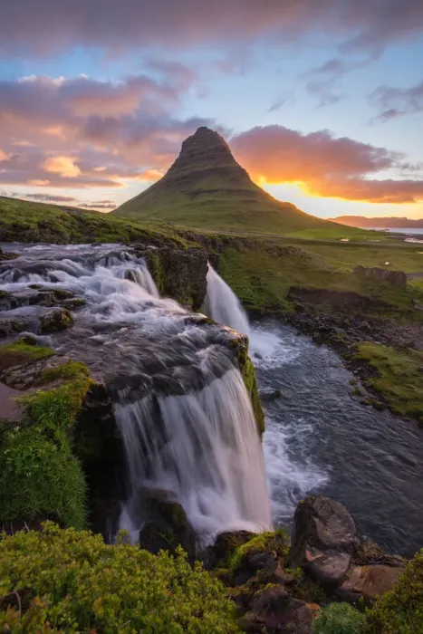 Framed Print : Waterfall at Kirkjufell Iceland Framed Print : Waterfall at Kirkjufell Iceland