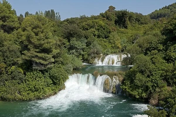 Waterfall, Krka National Park, Dalmatia, Croatia