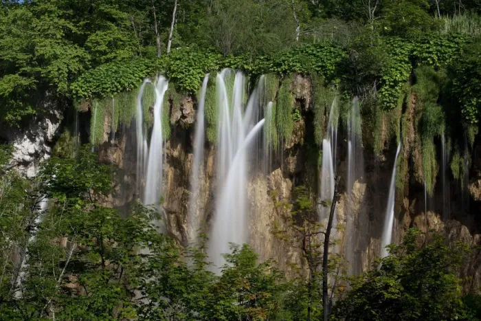 Framed Print : Waterfall, Plitvice Lakes National Park, UNESCO World Heritage Site, Croatia, Europe