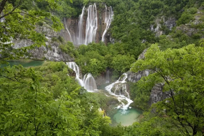 Framed Print : Waterfall, Plitvice Lakes National Park, Croatia, Europe Framed Print : Waterfall, Plitvice Lakes National Park, Croatia, Europe