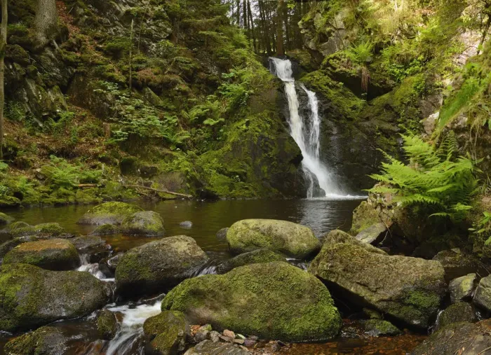 Framed Print : Waterfall with rocks, Falkau, Black Forest, Baden-Wurttemberg, Germany Framed Print : Waterfall with rocks, Falkau, Black Forest, Baden-Wurttemberg, Germany