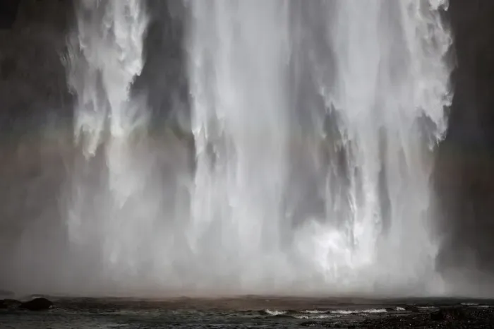 Framed Print : Waterfall, Skogafoss, Iceland